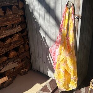 Free People Shell Large Eco Reusable Totes Shoulder Hobo Bags Boho FP Movement 2